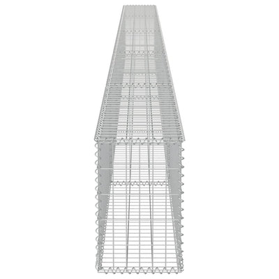 Gabion Wall with Covers Galvanised Steel 600x30x50 cm Payday Deals