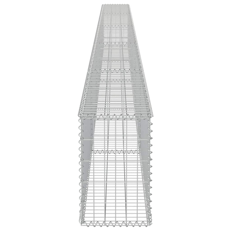 Gabion Wall with Covers Galvanised Steel 600x30x50 cm Payday Deals