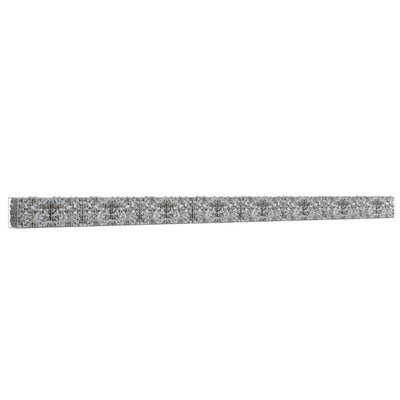 Gabion Wall with Covers Galvanised Steel 900x50x50 cm Payday Deals