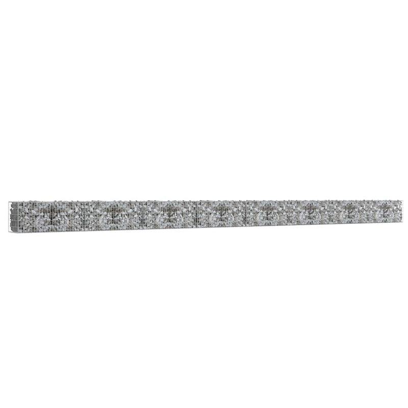 Gabion Wall with Covers Galvanised Steel 900x50x50 cm Payday Deals