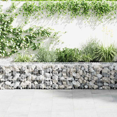 Gabion Wall with Covers Galvanised Steel 900x50x50 cm Payday Deals