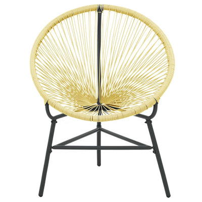Garden Acapulco Chair Poly Rattan Beige Payday Deals