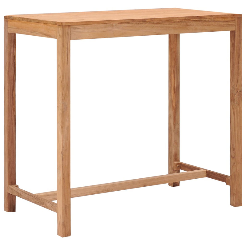 Garden Bar Table 110x60x105 cm Solid Teak Wood Payday Deals