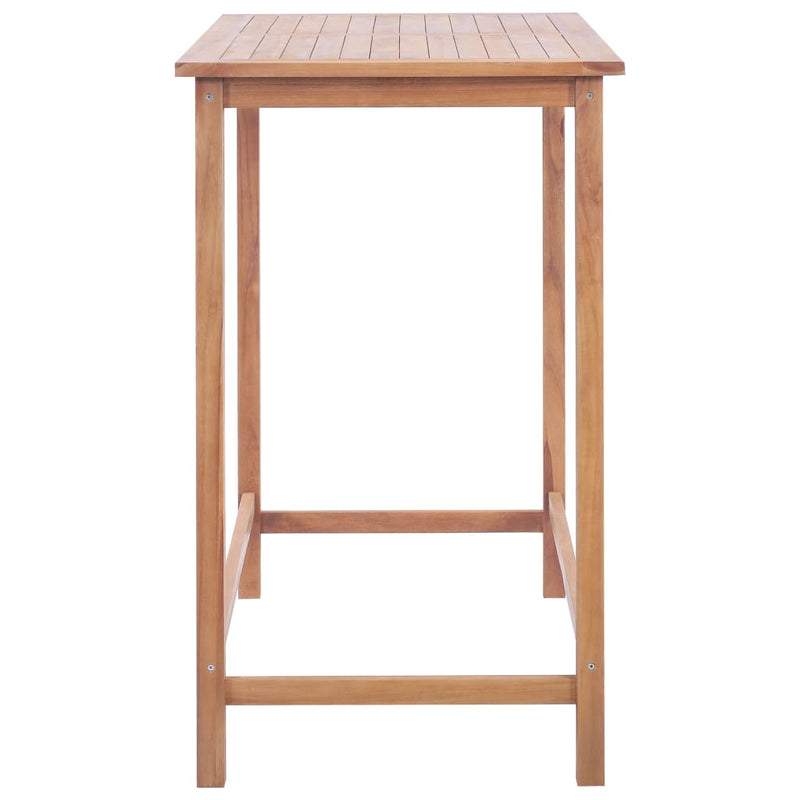 Garden Bar Table 120x65x110 cm Solid Teak Wood Payday Deals