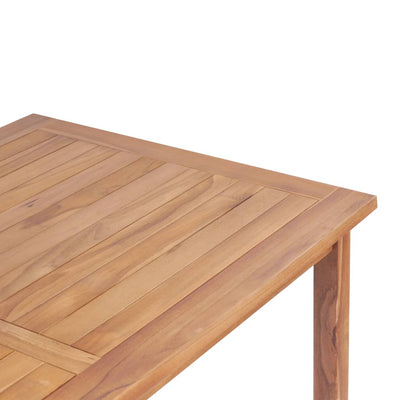 Garden Bar Table 120x65x110 cm Solid Teak Wood Payday Deals