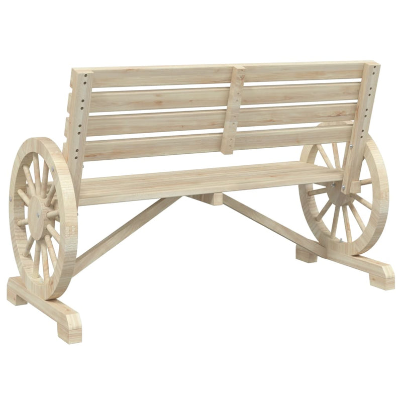 Garden Bench 2-Seater Solid Wood Fir Payday Deals