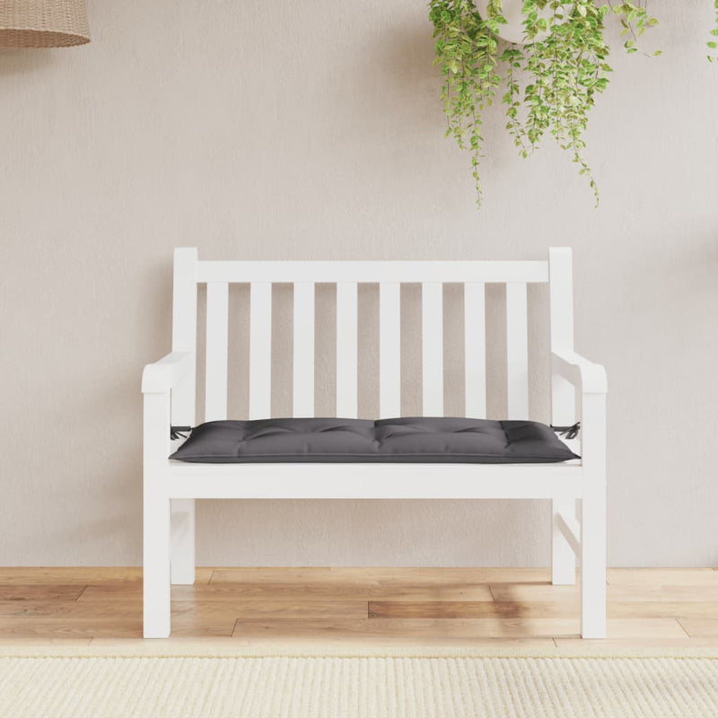 Garden Bench Cushion Anthracite 110x50x7 cm Oxford Fabric Payday Deals