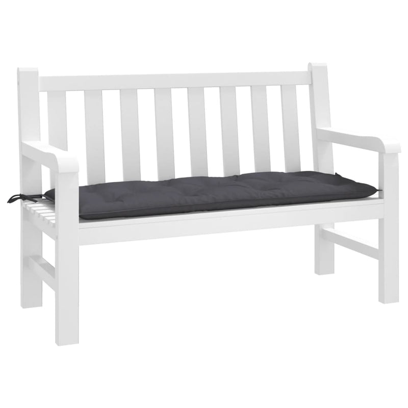 Garden Bench Cushion Anthracite 120x50x7 cm Oxford Fabric Payday Deals