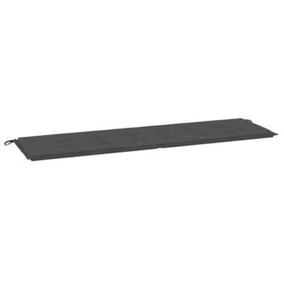 Garden Bench Cushion Anthracite 180x50x3 cm Oxford Fabric Payday Deals