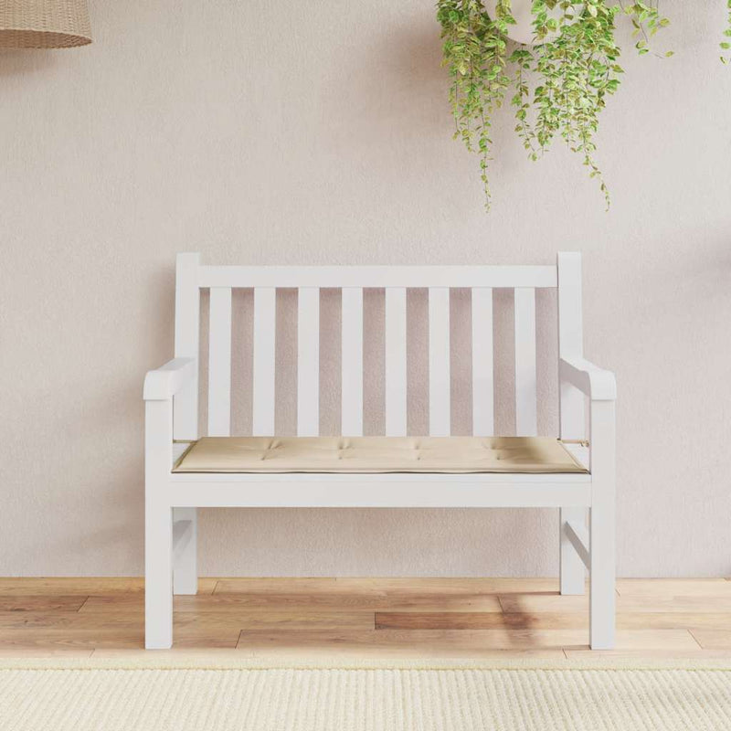 Garden Bench Cushion Beige 120x50x3 cm Oxford Fabric Payday Deals