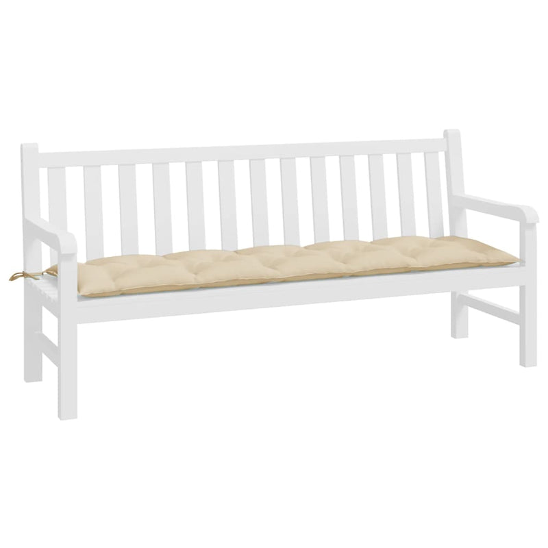 Garden Bench Cushion Beige 180x50x7 cm Oxford Fabric Payday Deals