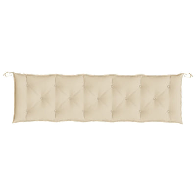 Garden Bench Cushion Beige 180x50x7 cm Oxford Fabric Payday Deals
