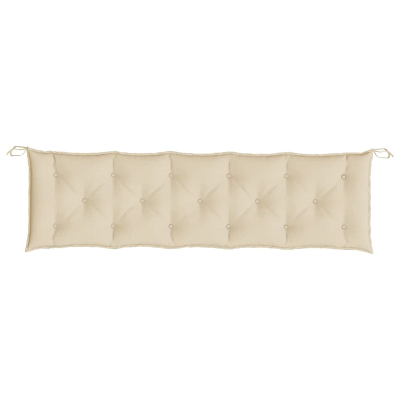Garden Bench Cushion Beige 180x50x7 cm Oxford Fabric Payday Deals
