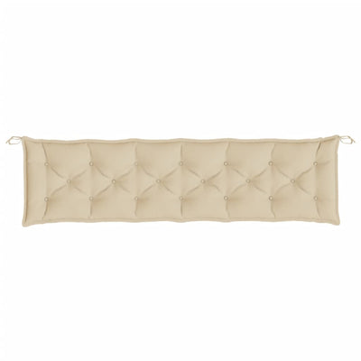 Garden Bench Cushion Beige 200x50x7 cm Oxford Fabric Payday Deals