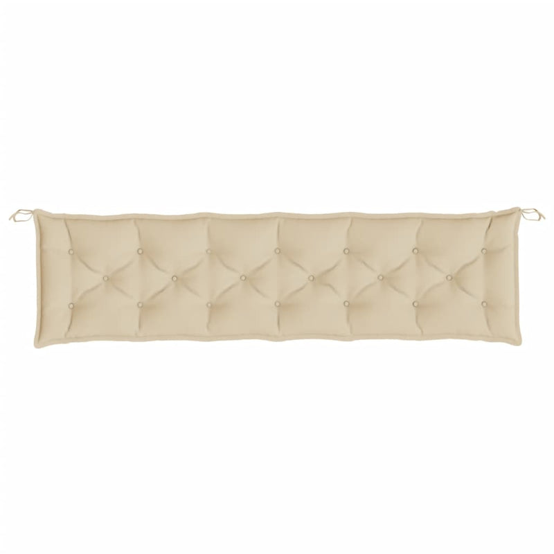 Garden Bench Cushion Beige 200x50x7 cm Oxford Fabric Payday Deals