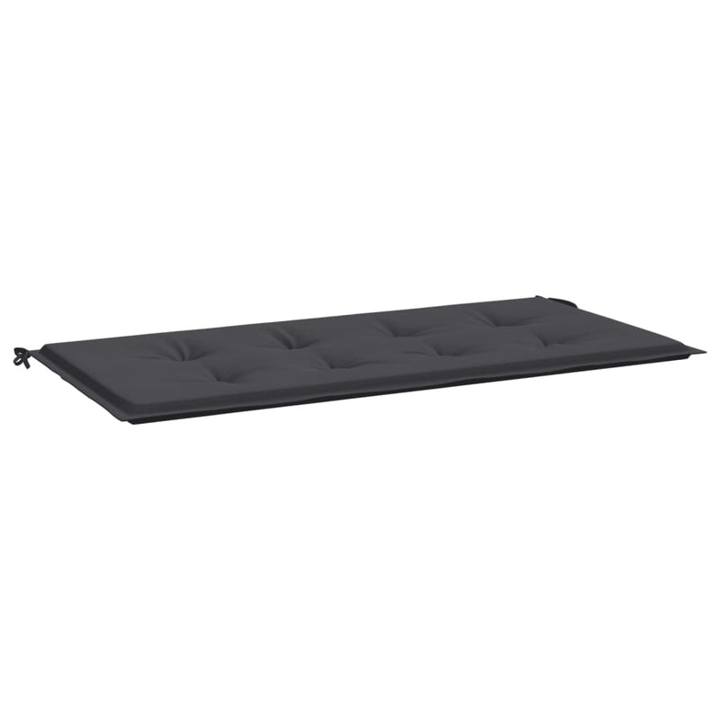 Garden Bench Cushion Black 100x50x3 cm Oxford Fabric Payday Deals