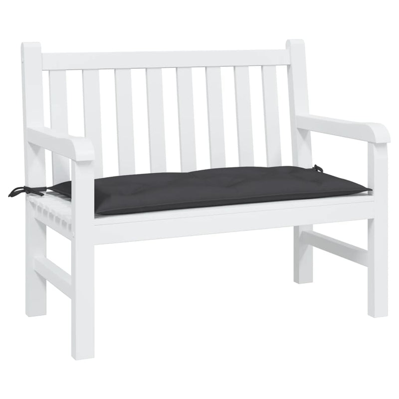 Garden Bench Cushion Black 110x50x7 cm Oxford Fabric Payday Deals