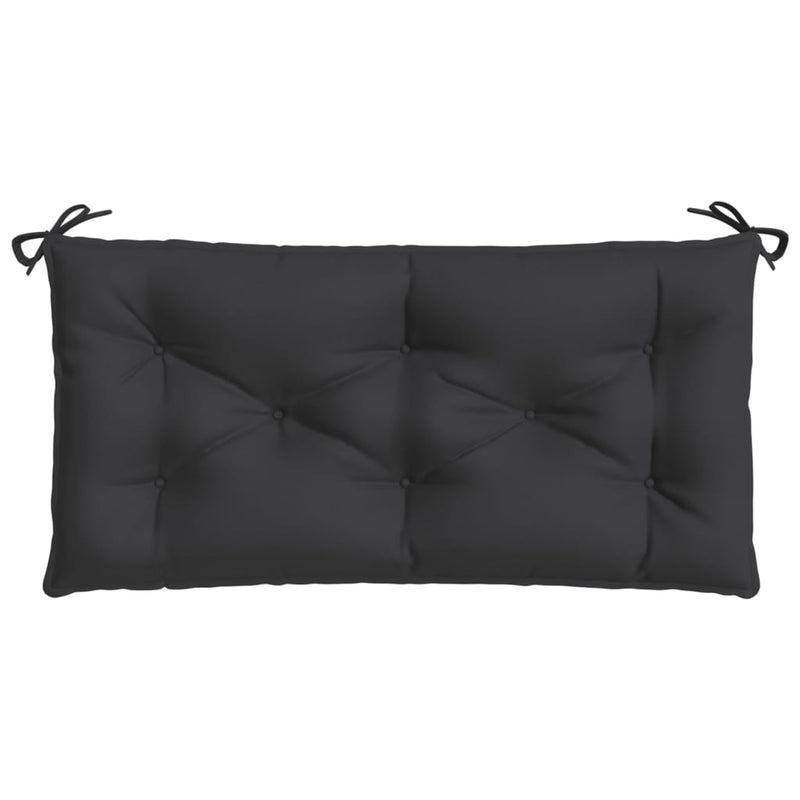 Garden Bench Cushion Black 110x50x7 cm Oxford Fabric Payday Deals
