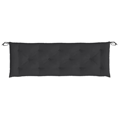 Garden Bench Cushion Black 150x50x7 cm Oxford Fabric Payday Deals