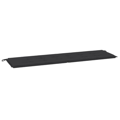 Garden Bench Cushion Black 180x50x4 cm Oxford Fabric Payday Deals