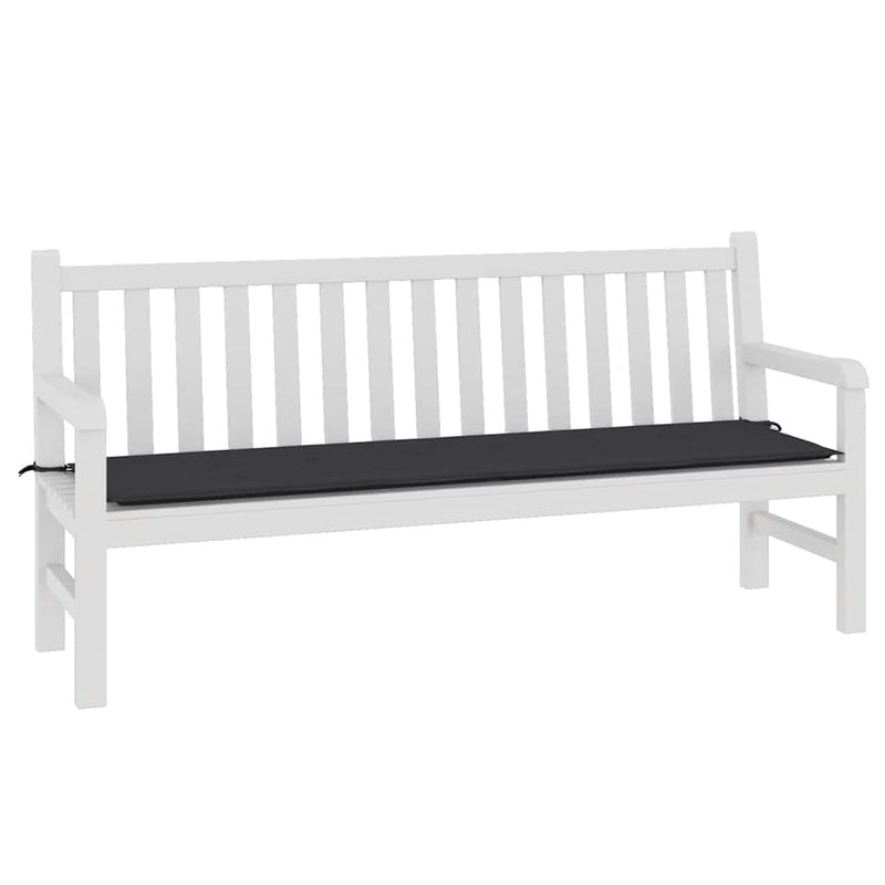 Garden Bench Cushion Black 180x50x4 cm Oxford Fabric Payday Deals