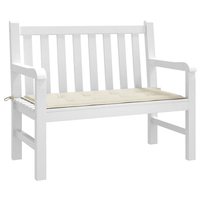 Garden Bench Cushion Cream 100x50x4 cm Oxford Fabric Payday Deals