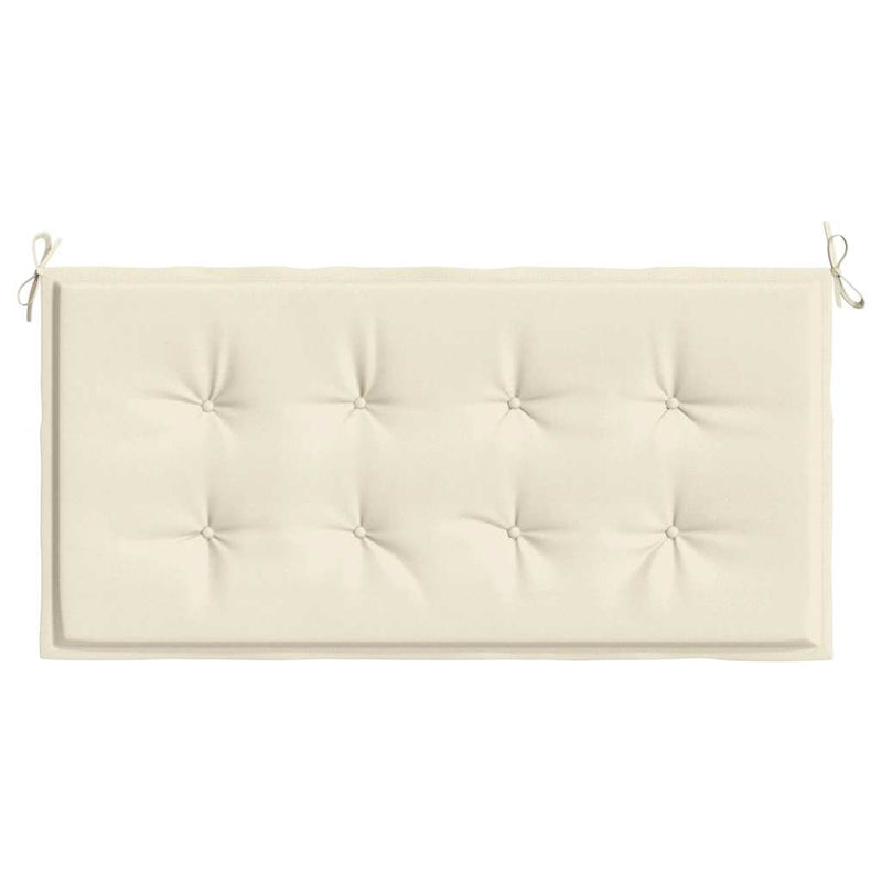 Garden Bench Cushion Cream 100x50x4 cm Oxford Fabric Payday Deals