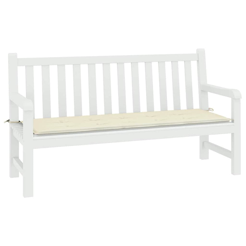 Garden Bench Cushion Cream 200x50x3 cm Oxford Fabric Payday Deals