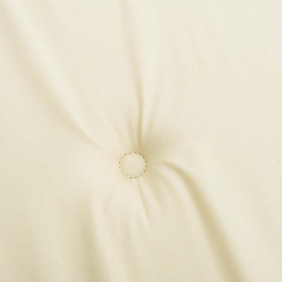 Garden Bench Cushion Cream 200x50x3 cm Oxford Fabric Payday Deals