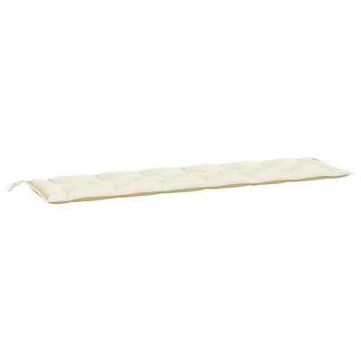 Garden Bench Cushion Cream 200x50x7 cm Oxford Fabric Payday Deals