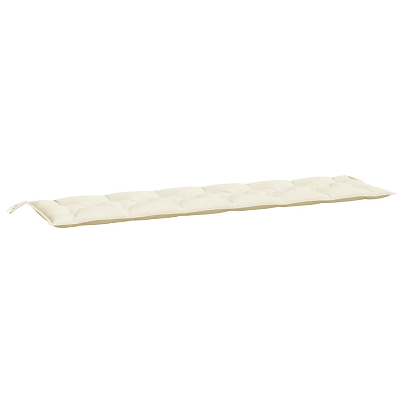 Garden Bench Cushion Cream 200x50x7 cm Oxford Fabric Payday Deals