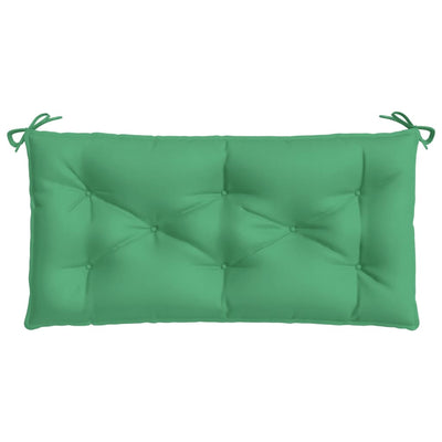 Garden Bench Cushion Green 100x50x7 cm Fabric Payday Deals