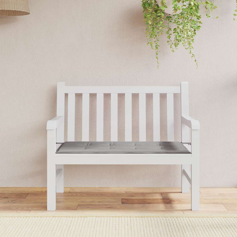 Garden Bench Cushion Grey 120x50x3 cm Oxford Fabric Payday Deals