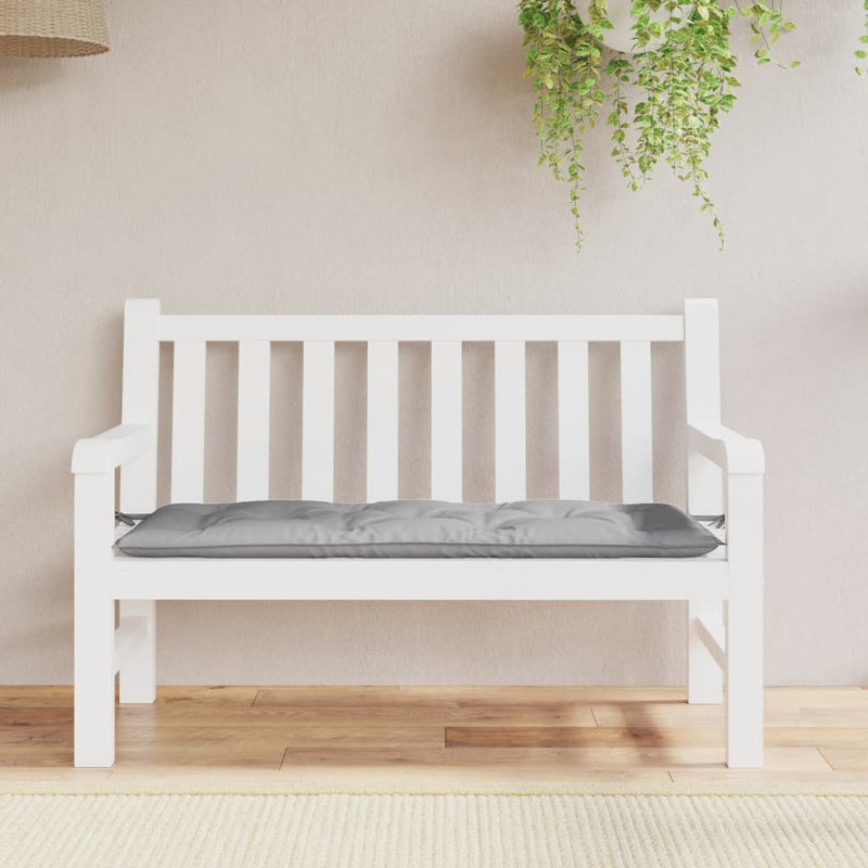 Garden Bench Cushion Grey 120x50x7 cm Oxford Fabric Payday Deals