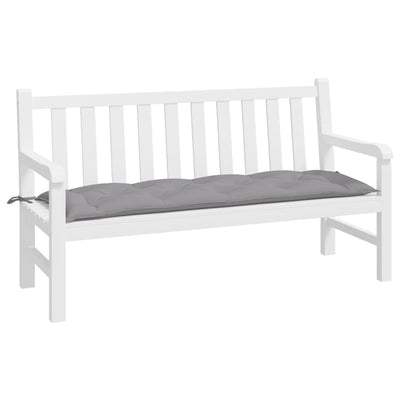 Garden Bench Cushion Grey 150x50x7 cm Fabric Payday Deals
