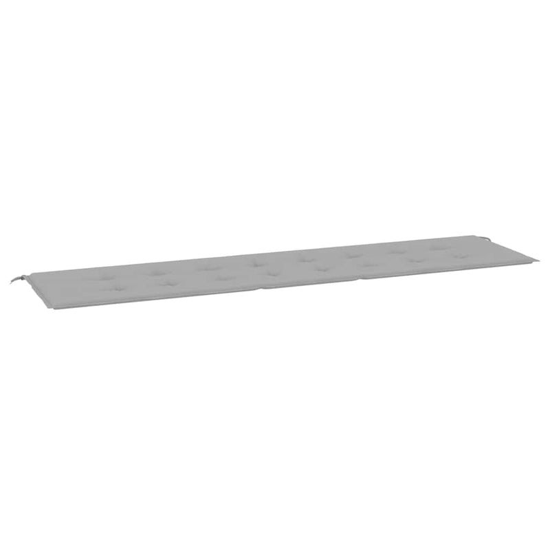 Garden Bench Cushion Grey 200x50x4 cm Oxford Fabric Payday Deals