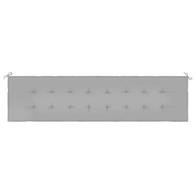 Garden Bench Cushion Grey 200x50x4 cm Oxford Fabric Payday Deals