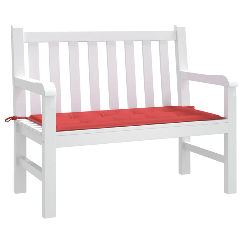 Garden Bench Cushion Red 120x50x3 cm Payday Deals