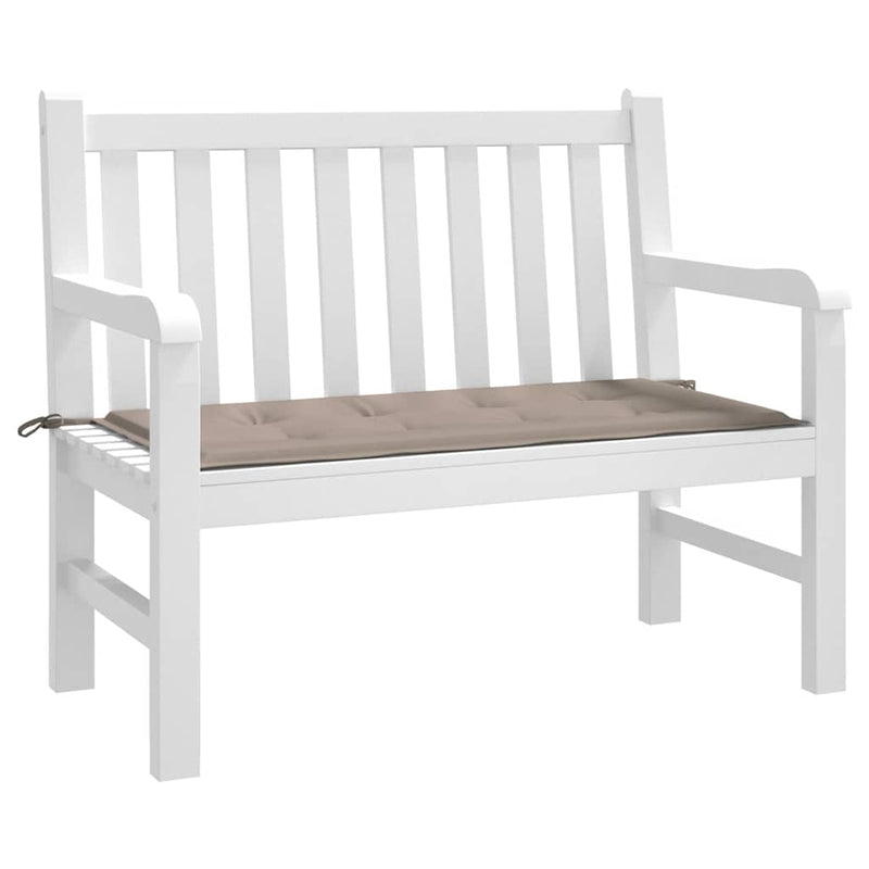 Garden Bench Cushion Taupe 100x50x4 cm Oxford Fabric Payday Deals