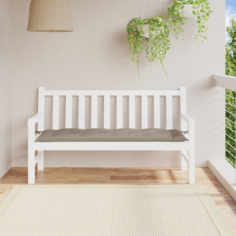Garden Bench Cushion Taupe 150x50x7 cm Oxford Fabric Payday Deals