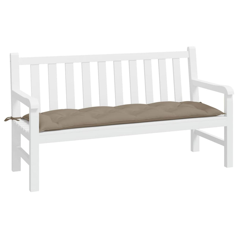 Garden Bench Cushion Taupe 150x50x7 cm Oxford Fabric Payday Deals