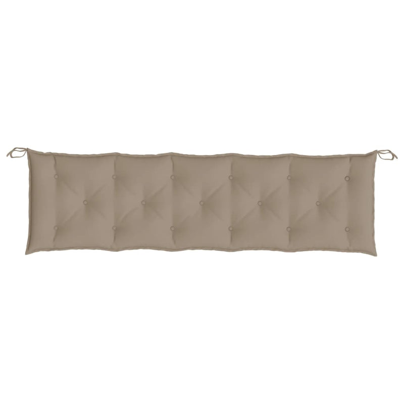 Garden Bench Cushion Taupe 180x50x7 cm Oxford Fabric Payday Deals