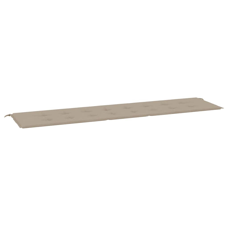 Garden Bench Cushion Taupe 200x50x4 cm Oxford Fabric Payday Deals