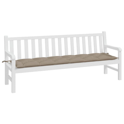 Garden Bench Cushion Taupe 200x50x7 cm Oxford Fabric Payday Deals