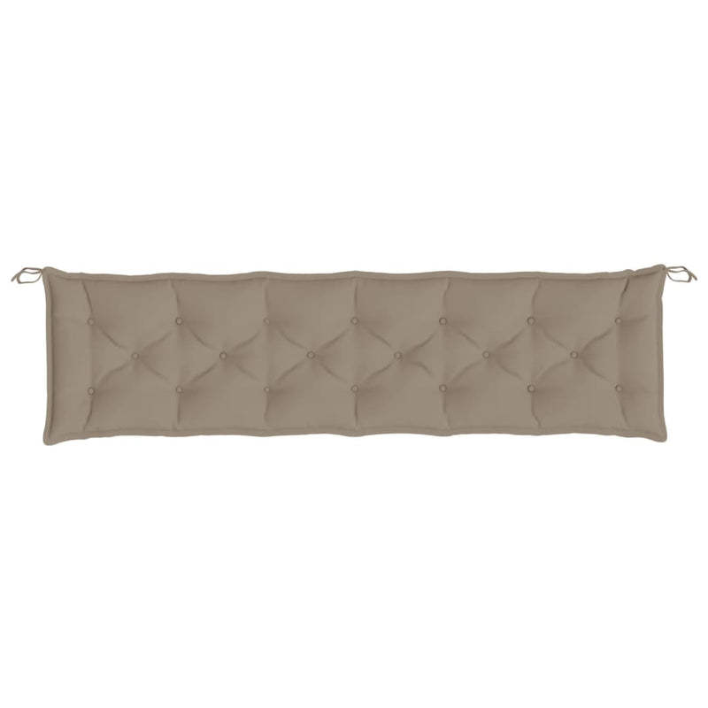 Garden Bench Cushion Taupe 200x50x7 cm Oxford Fabric Payday Deals