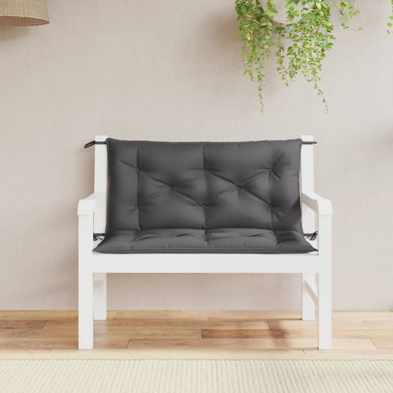 Garden Bench Cushions 2 pcs Anthracite 100x50x7 cm Oxford Fabric Payday Deals