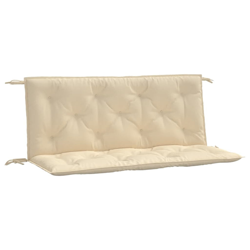 Garden Bench Cushions 2 pcs Beige 120x50x7 cm Oxford Fabric Payday Deals