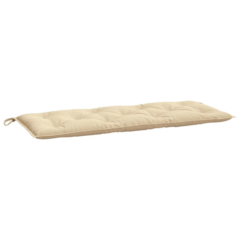Garden Bench Cushions 2 pcs Beige 120x50x7 cm Oxford Fabric Payday Deals