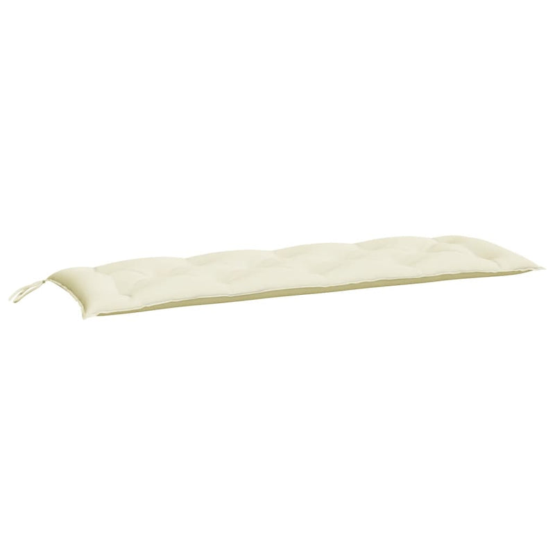 Garden Bench Cushions 2 pcs Cream White 150x50x7 cm Oxford Fabric Payday Deals