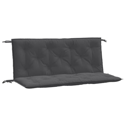 Garden Bench Cushions 2 pcs Melange Anthracite 120x50x7 cm Fabric Payday Deals